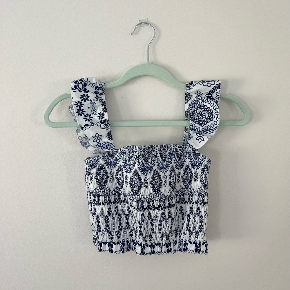 Preppy crop top